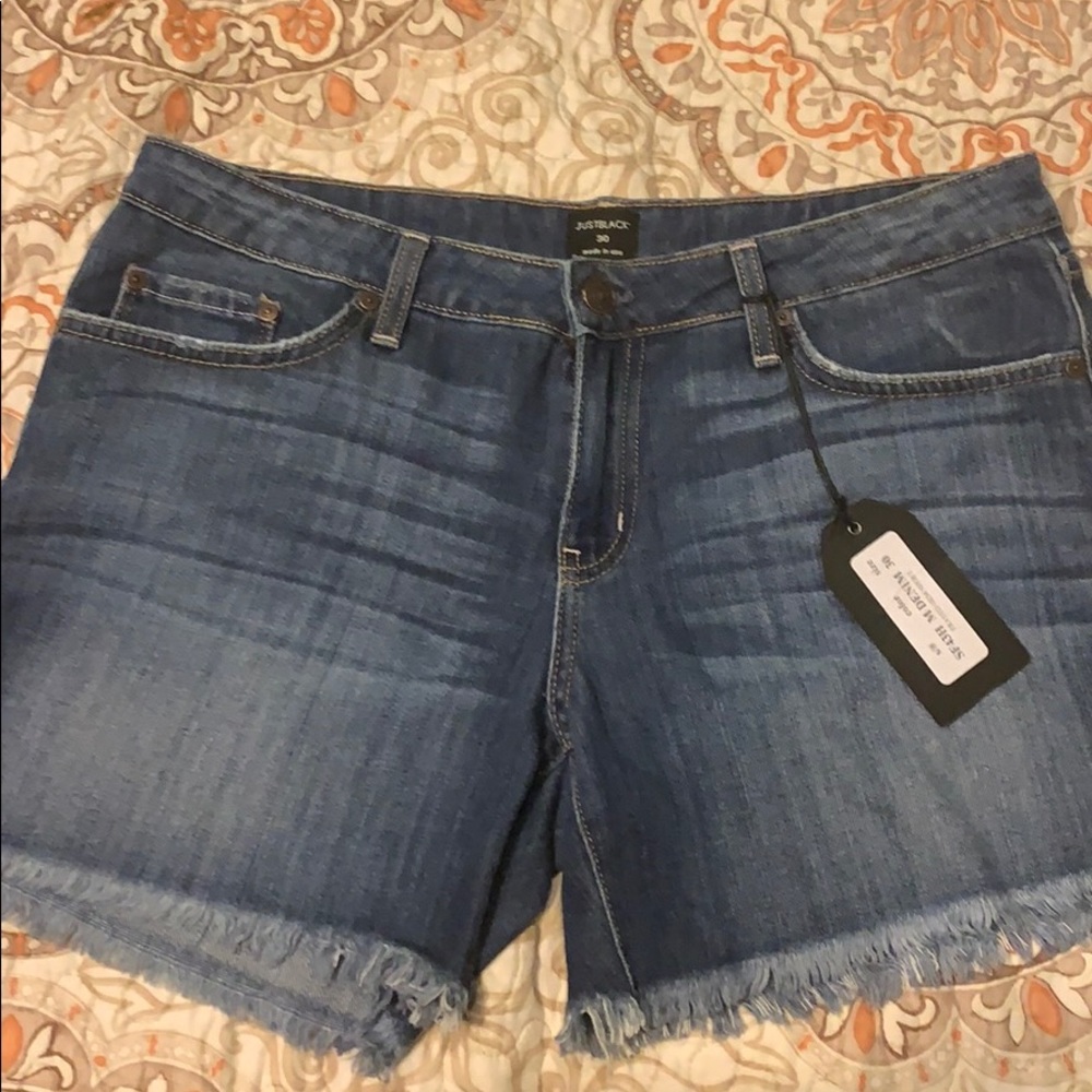 NWT Dark Denim Shorts